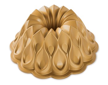 NORDIC WARE CROWN BUNDT PAN - GOLD