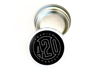 Four20 Tin Container / Round Click Clack F511