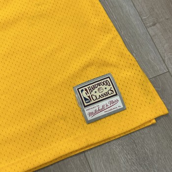 Men's Gold Los Angeles Lakers Hardwood Classics My Towns Bodega Jersey - Pre-Owned - view 3