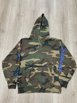 FW21 Supreme Multi Logo Hoodie Camo • Pre-Owned [6237] - view 5