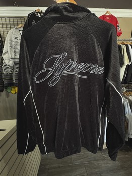 Supreme Velvet Black Zipup • Pre-Owned [2056] - view 2
