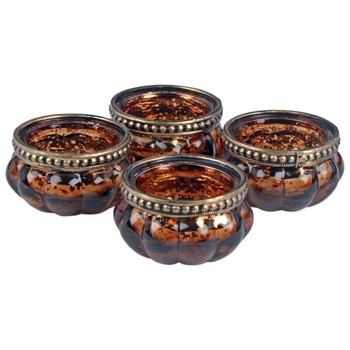 BRONZE GLASS TEA LIGHT