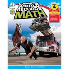 Used Guinness World Records Math Grade 4