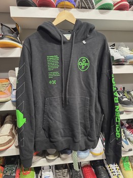 Off White Green Black  Hoodie • Pre-Owned [7308] - photo 2
