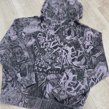 2024 Supreme Liberty Hooded Sweatshirt 'Dusty Purple' • Pre-Owned [2137] - view 2