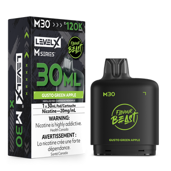 Level X Flavour Beast M30 120K Pod - Gusto Green Apple