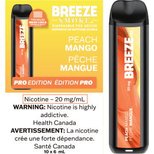 Breeze Pro 2000 BREEZE SMOKE PRO - Peach Mango