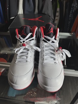 Air Jordan 5 Retro Fire Red Black Tongue (2025) • Pre-Owned [0118] - view 2