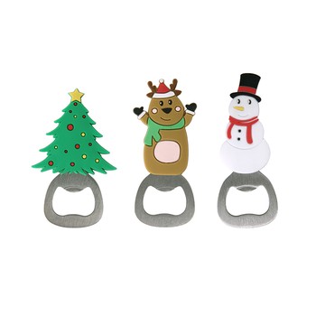 CHRISTMAS BOTTLE OPENER  WITH MAGNET