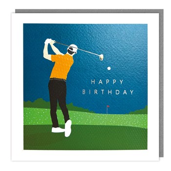 Tracks - Series Y Nouveau - Blank - Birthday Golfer - Foil/Emb - C3302