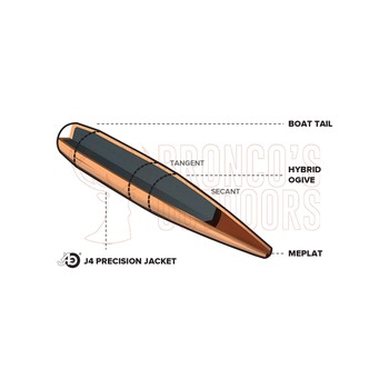 Berger Elite Hunter Projectiles 6mm .243" 108gr 100 Count