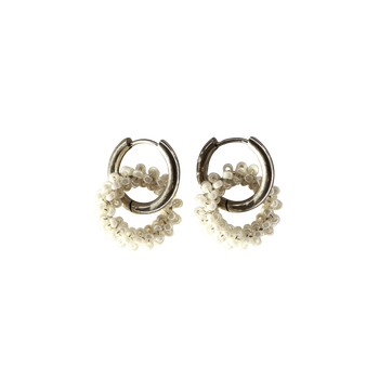 Olivia Earrings White
