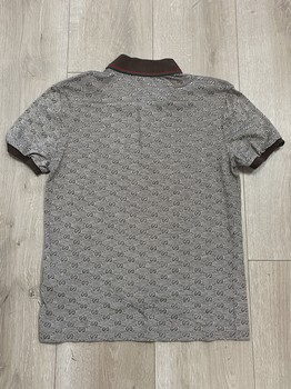 Gucci GG Monogram Cotton Jacquard Polo Shirt • Pre-Owned [9081] - view 3