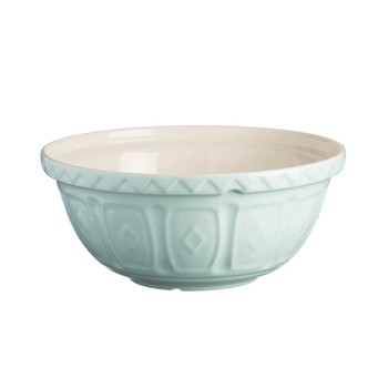 MASON CASH POWDER  BLUE CERAMIC MIXING BOWL