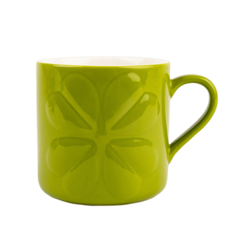 CARNABY EMBOSSED MUG - LIME