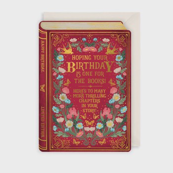 The Art File -BIRTHDAY IS ONE FOR THE BOOKS-RY05