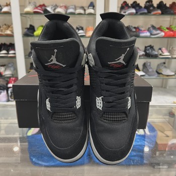 Air Jordan 4 Retro SE Black Canvas • Pre-Owned [7349] - view 3