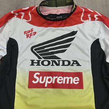 Supreme x Honda Fox Racing Moto Jersey 'Red' • Pre-Owned [9236] - view 5