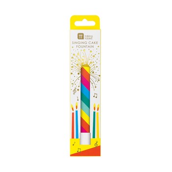 BIRTHDAY BRIGHTS SINGING CAKE FOUNTAIN