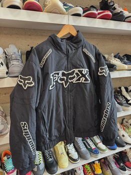 Supreme Fox Racing Puffy Jacket Black L • Pre-Owned [6190] - view 3