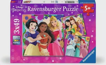 Ravensburger - Disney Princess 3x49 Piece Puzzle - 12001068