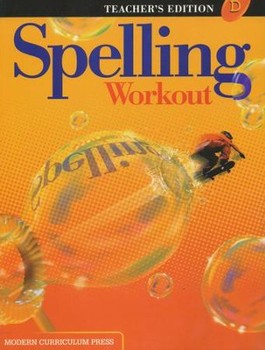 USED SPELLING WORKOUT D TEACHER'S EDITION (NEW ED)