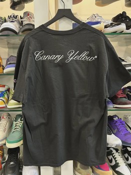 Virgil Abloh  x Canary Yellow 'Design Is The Freshest Scam'  Tee • Pre-Owned [6638] - view 4