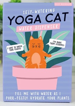 Gift Republic - Self-Watering Yoga Cat Water Dispenser - GR870003