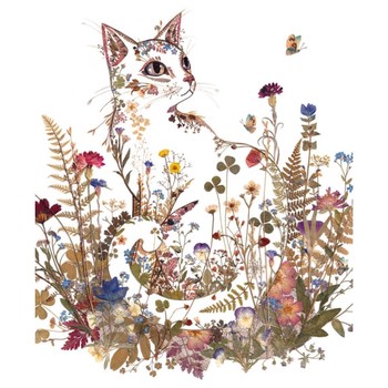 Museums & Galleries - Cottage Garden Kitty - PRG625-