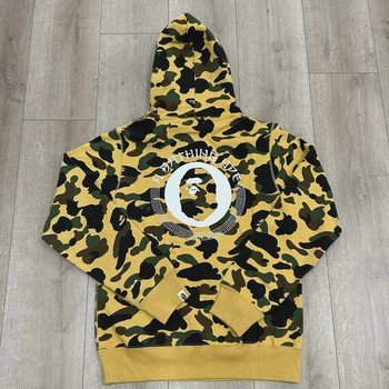 BAPE 1st Camo Kanji Pullover Hoodie Yellow • Brand New [2686] - view 3