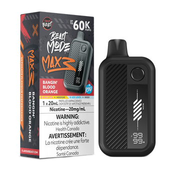 Flavour Beast Mode Max 3 60K - Bangin' Blood Orange Iced