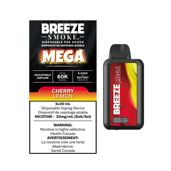 Breeze Mega 60K - Cherry Lemon