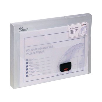 Snopake - GRS DocBox 25 A4 Clear - 12849
