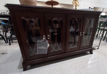 Cadence Server Table with Motif, Brown