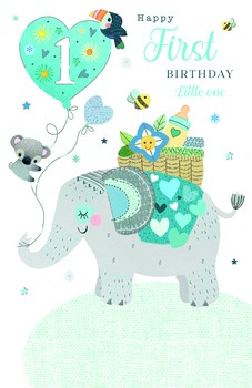 Paper Rose - Baby's 1st Birthday Boy - FLP043