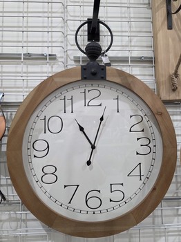 Wood & Metal Clock