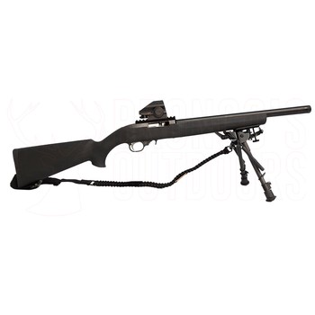 Ruger 10/22 Hogue SR-X .22 LR Rifle + Paracord Sling + Bipod + Red Dot Sight