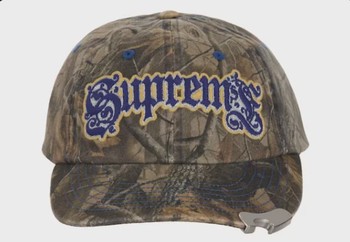 Supreme Bottle Opener 6-Panel Hat Brown Camouflage • Brand New [7145] - view 2