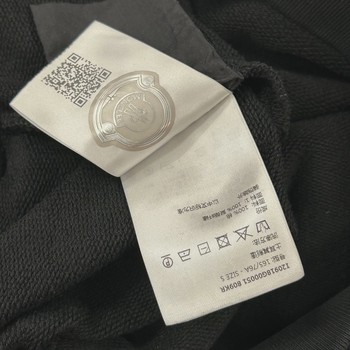 Moncler Rubberised-Logo Fleece Panel Sweatshirt • Pre-Owned [1922] - view 4