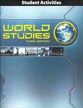 World Studies Student Activities BJU Press 3rd Ed