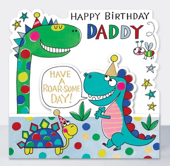Rachel Ellen - Side By Side - Happy Birthday Daddy/Party Dinosaur- SIDE14