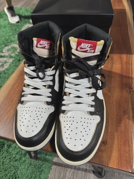 Air Jordan 1 Retro High Original SP Fragment  x Union LA Varsity Red Sport Royal Blue • Brand New [8386] - view 3