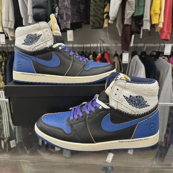 Air Jordan 1 Retro High Original SP Fragment  x Union LA Sport Royal Blue • Pre-Owned [2694] - view 2
