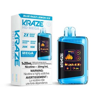 Kraze HD Mega - Blue Razz Lemon Ice
