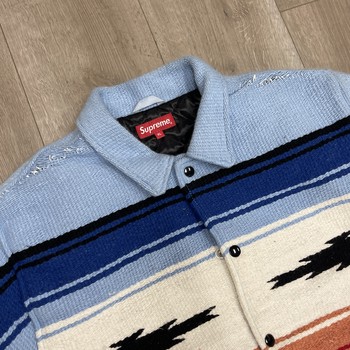 Supreme Tlaxcala Blanket Jacket Light Blue - Pre-Owned - photo 6
