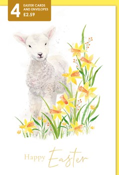 Abacus - Easter Lamb Watercolour - 14979