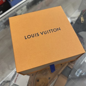Spray LV initials Reversible Monogram Eclipse Belt blk/gld size 95/38 (fits 30-32 • Pre-Owned [8157] - view 4