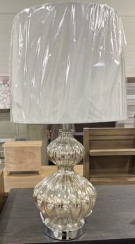 MERCURY GLASS TABLE LAMP