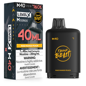 Level X Flavour Beast M40 160K Pod - Mad Mango Peach