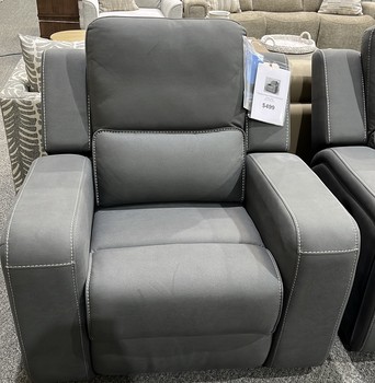 Margaret Fabric Manual Recliner, CHARCOAL $499